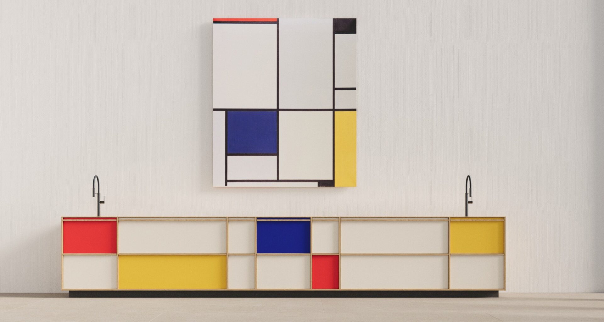 Le Corbusier Colours Make Kitchens Feel Like Art Galleries You Can Actually Cook In