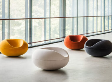 Soft Pastil Chair Brings Iconic 60s Design Back in Velvet